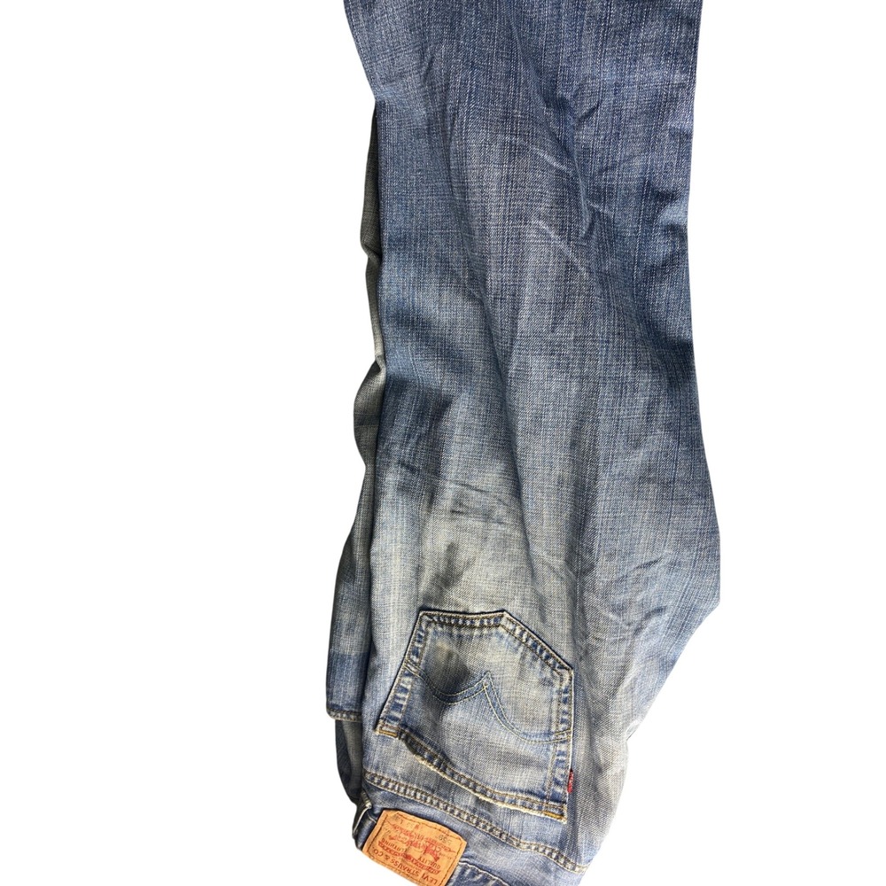 Levi's 559 Relaxed Straight Jeans Mens 36x36 Light Wash Blue‎ Denim Classic Fit
